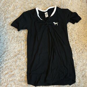 VS Pink Sleepshirt with Back Detail